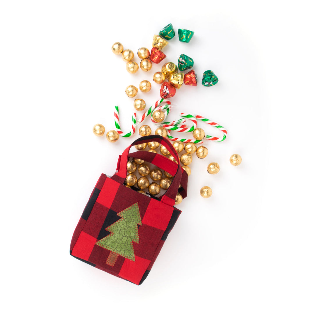 Christmas Treat Gift Favour Bag Sewing Pattern